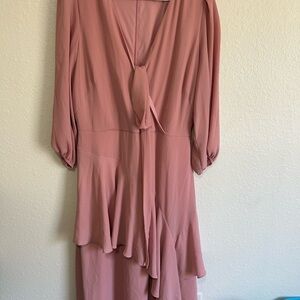 Elegant Pink Women's Dress